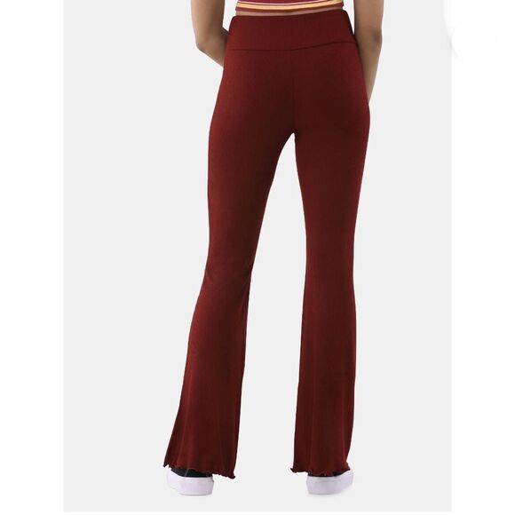 Women's Juniors Pull-On Flare Leg Bell Bottom Hippie Pants 2-Pack Size M - Picture 9 of 12